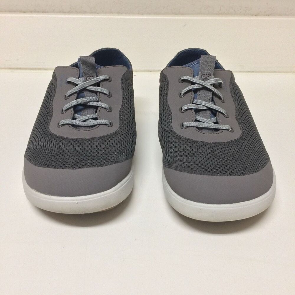 OluKai Moku Pae Men's Boat Shoes Pavement Vintage Blue 10.5